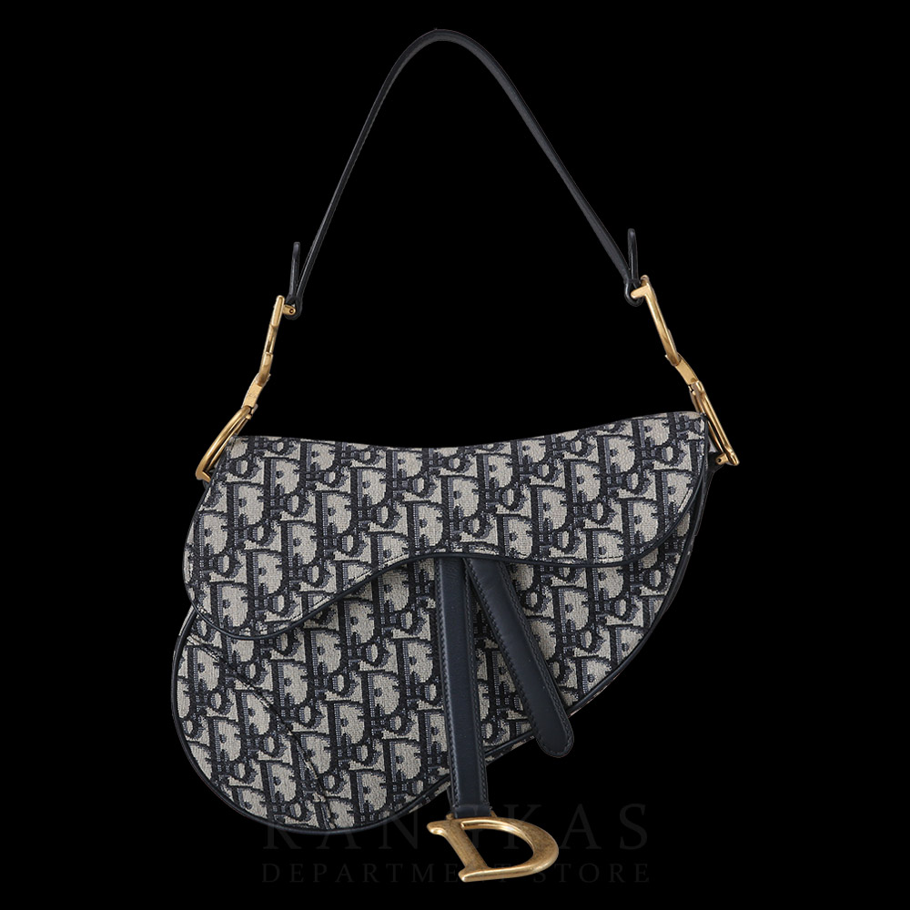 CHRISTIAN DIOR(USED)크리스찬디올 오블리크 새들백 미디움